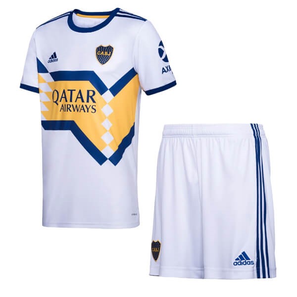 Camiseta Boca Juniors Replica Segunda Ropa Niños 2020/21 Blanco